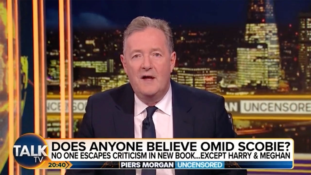 Piers Morgan Talk Tv Omid Scobie Endgame criticism