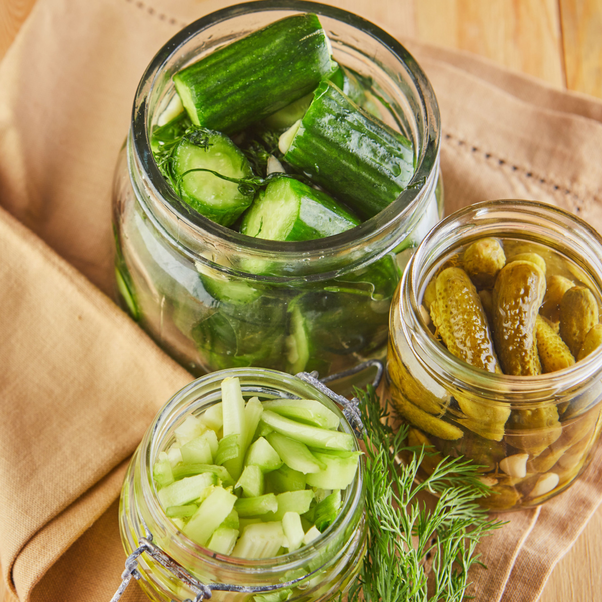 pickled cucumbers