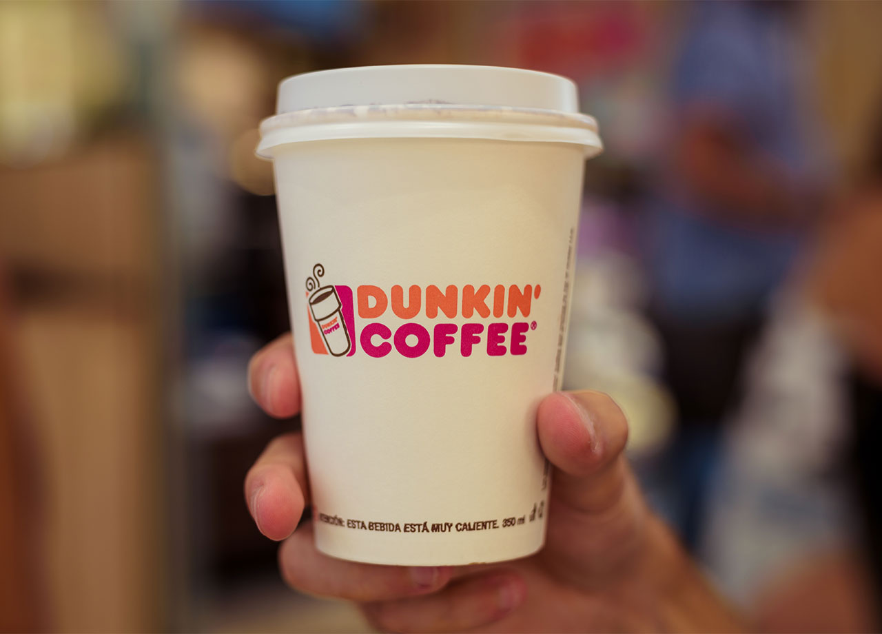 dunkin coffee cup