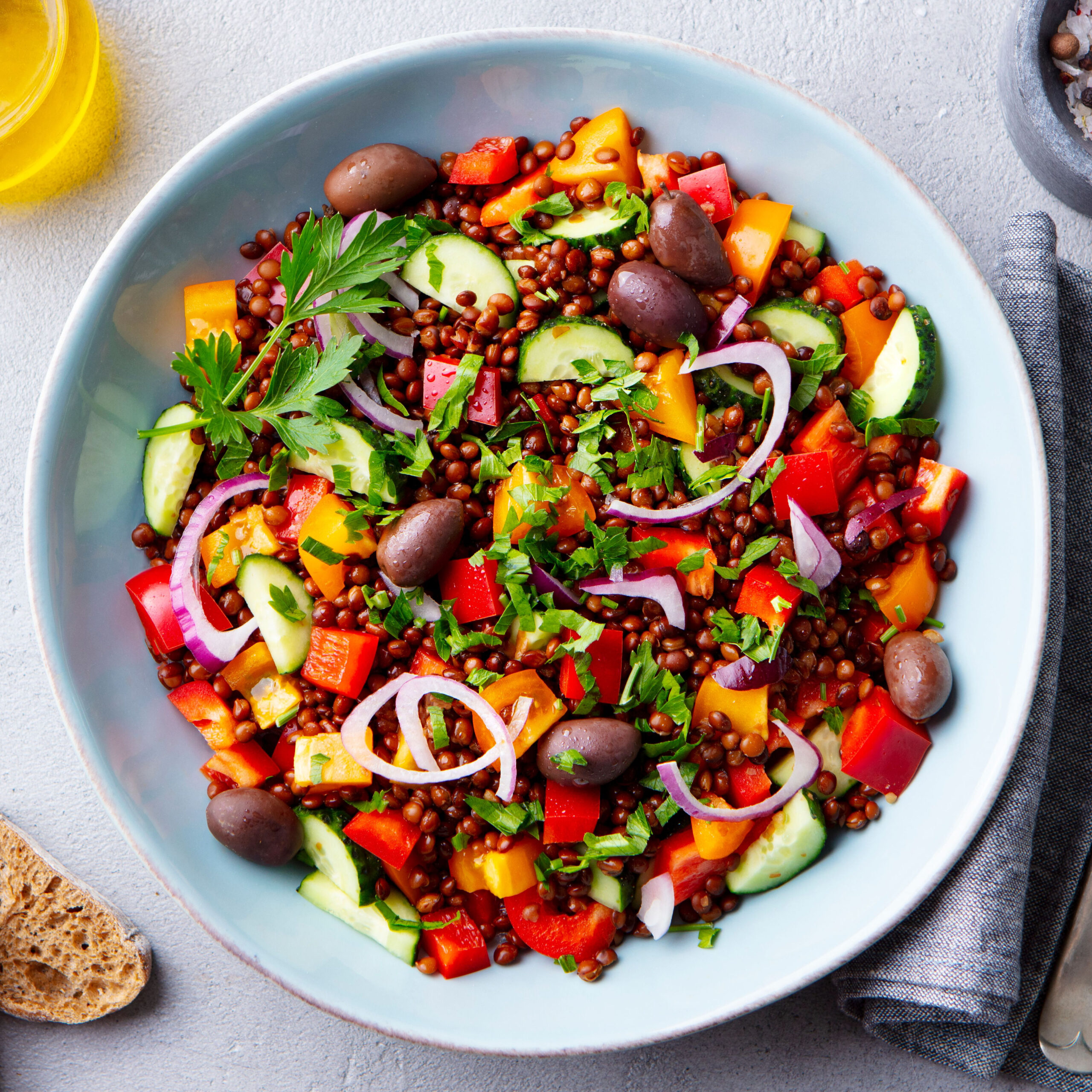 lentil bowl