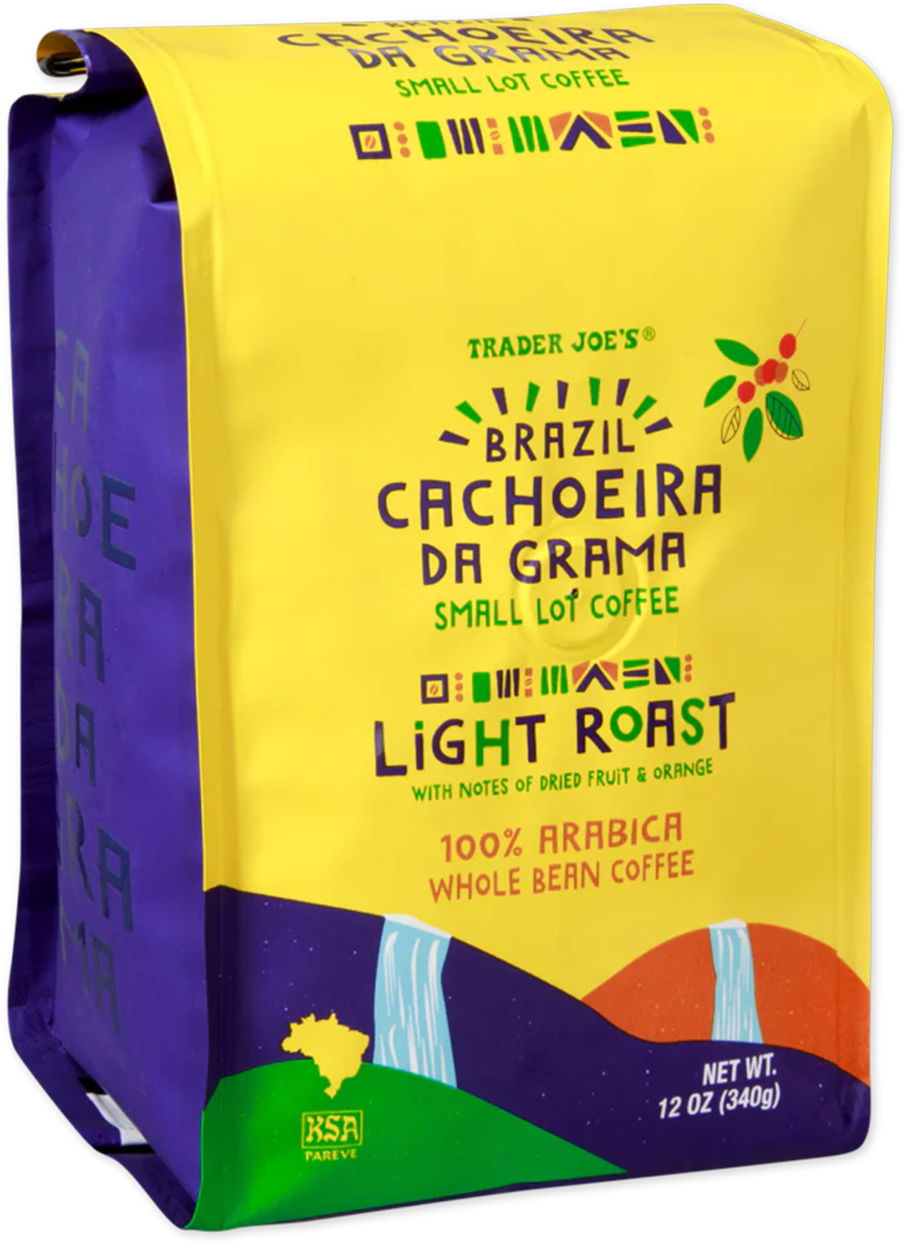 brazil cachoeira de grama coffee from Trader Joe's