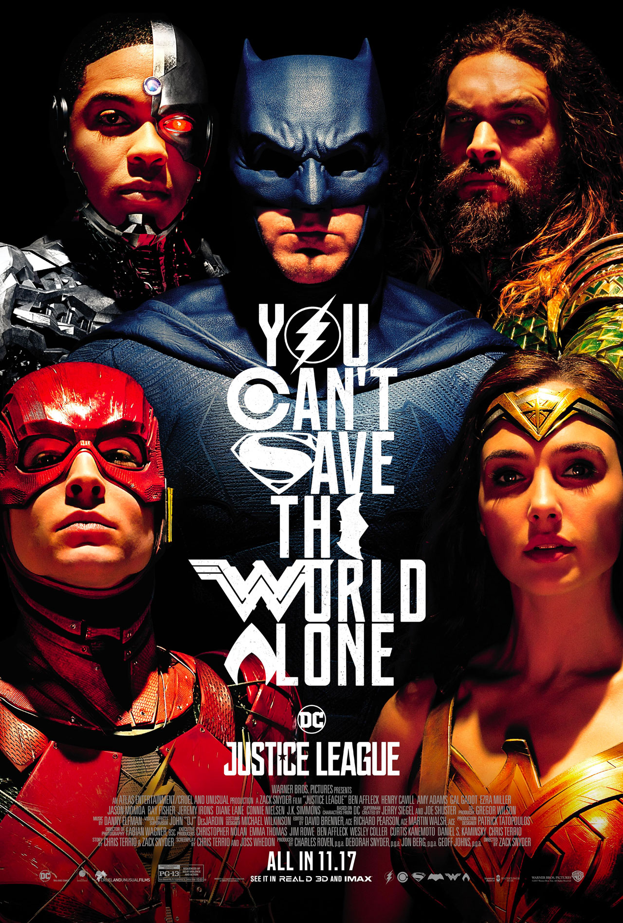 justice league movie poster