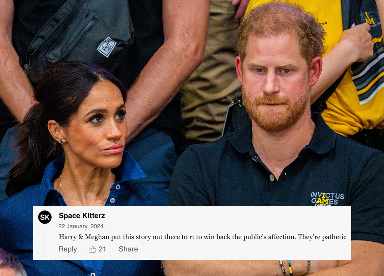 Prince Harry Meghan Markle they're pathetic comment