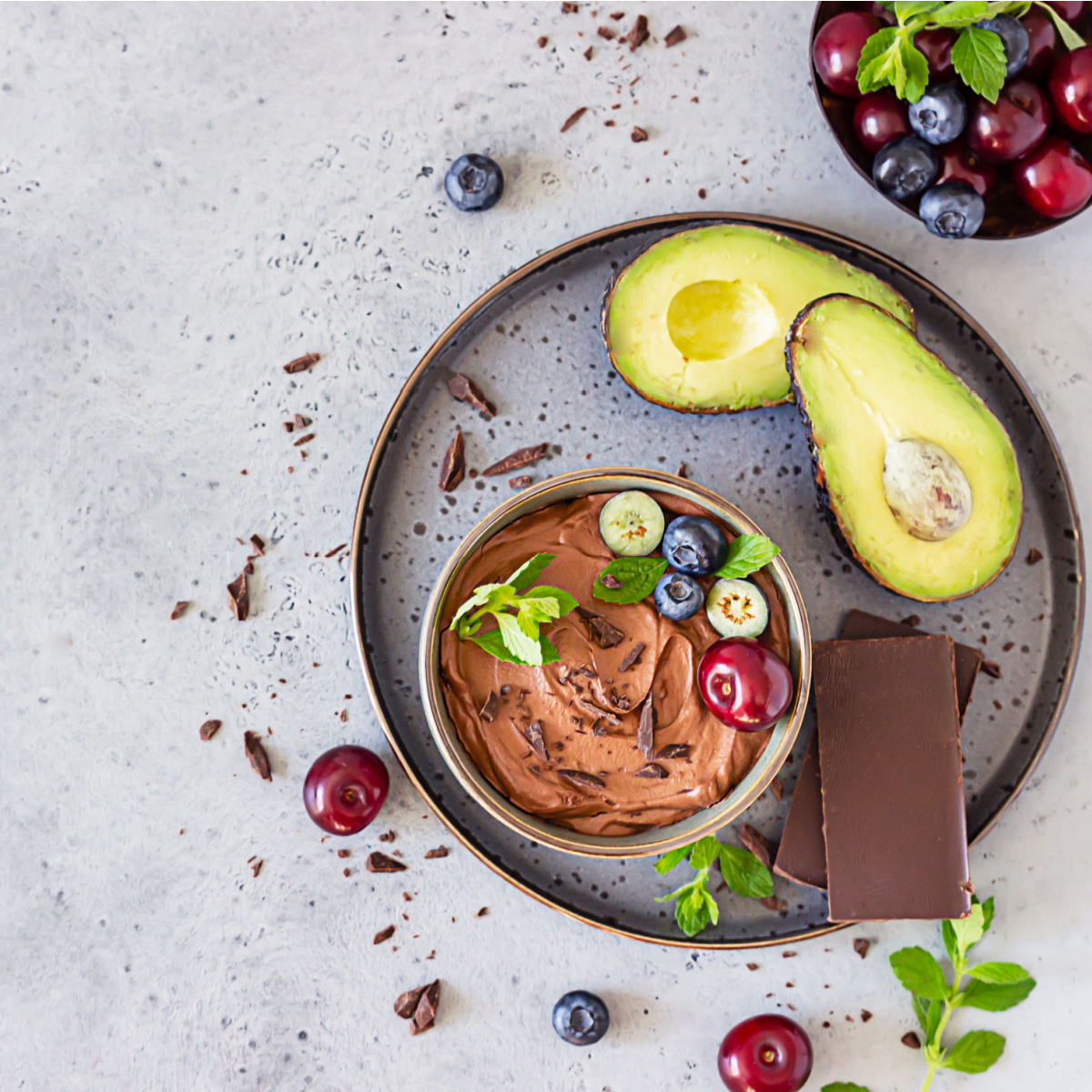 avocado chocolate mousse