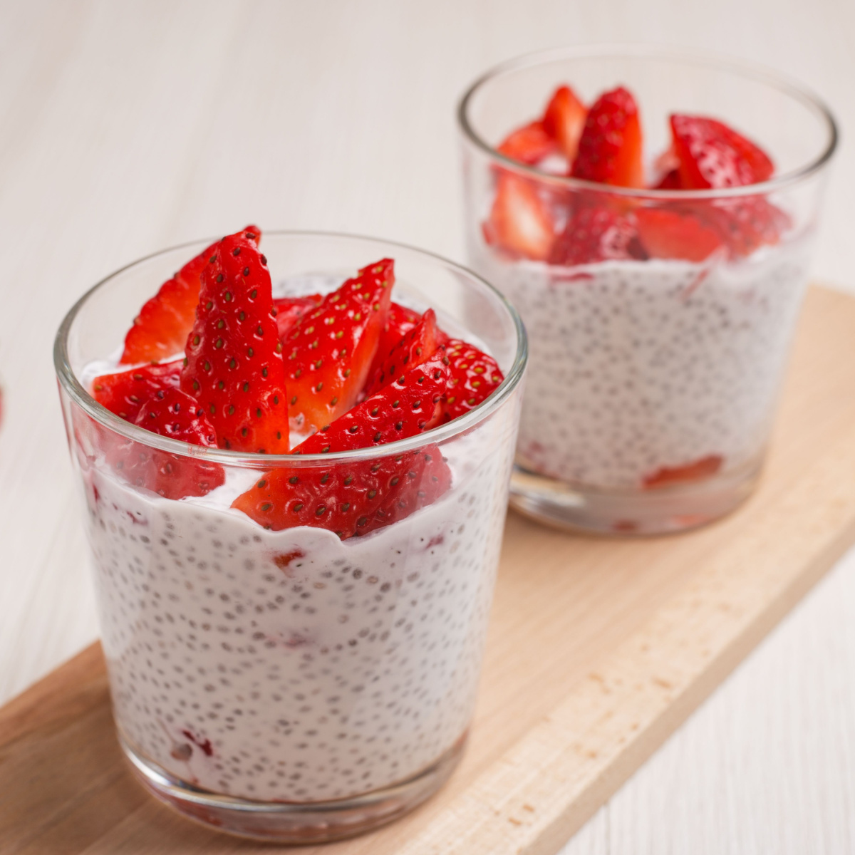 berries with chia seeds