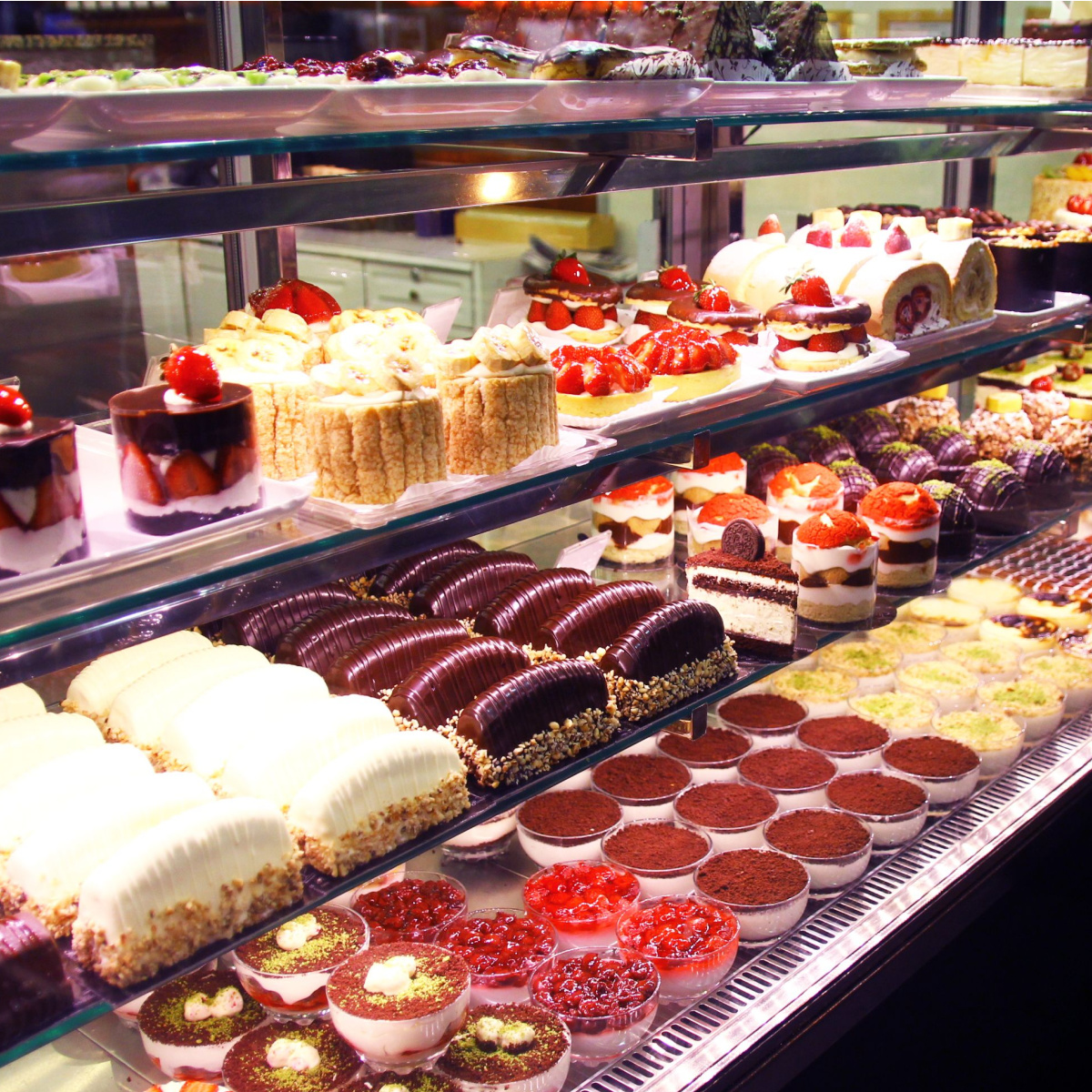 pastries in store