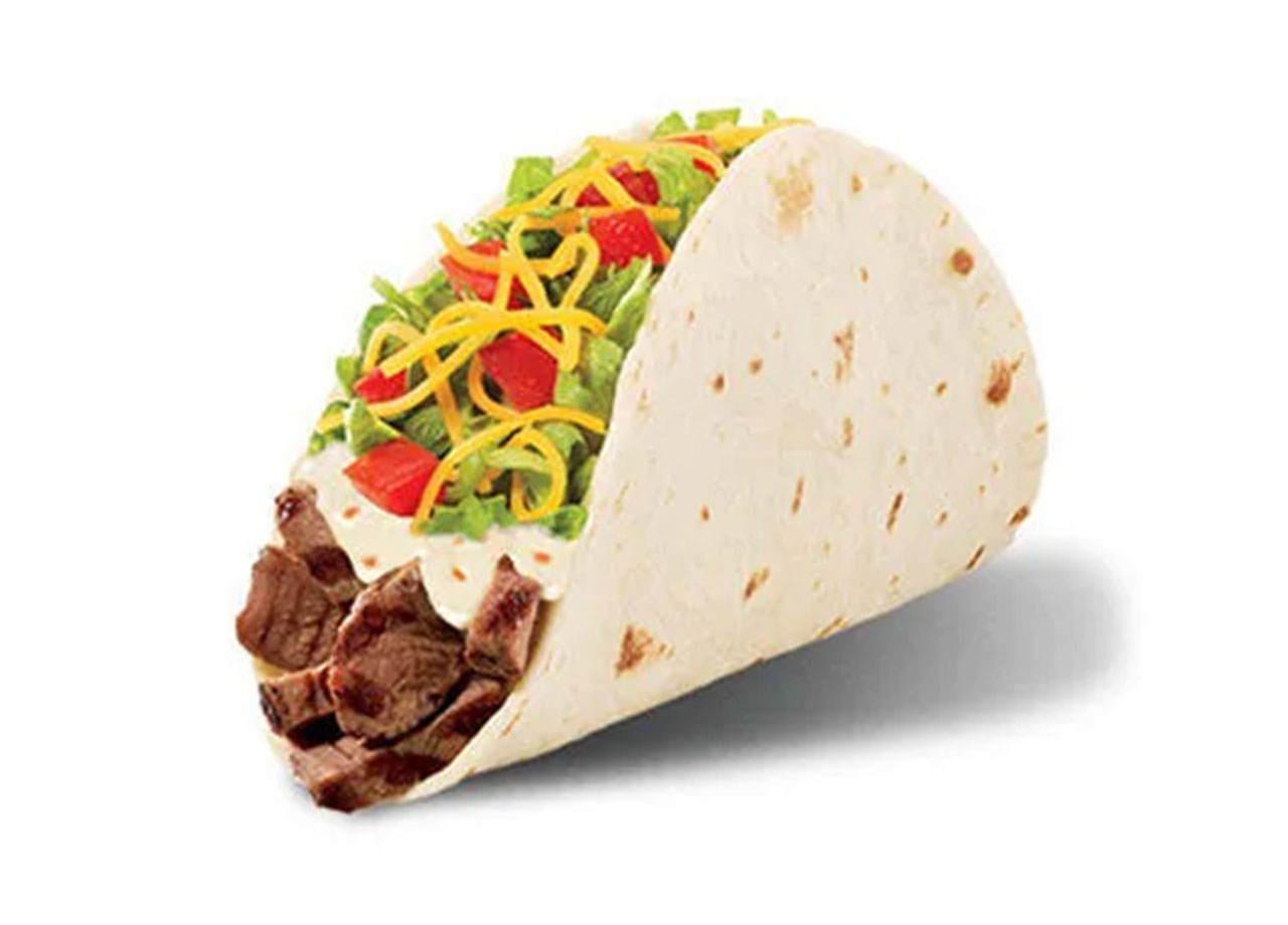 taco bell steak soft taco