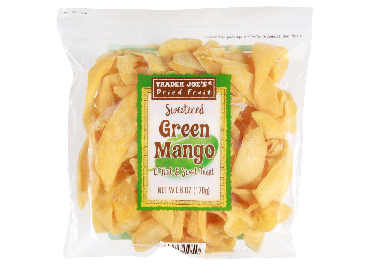 trader joe's sweetened green mango