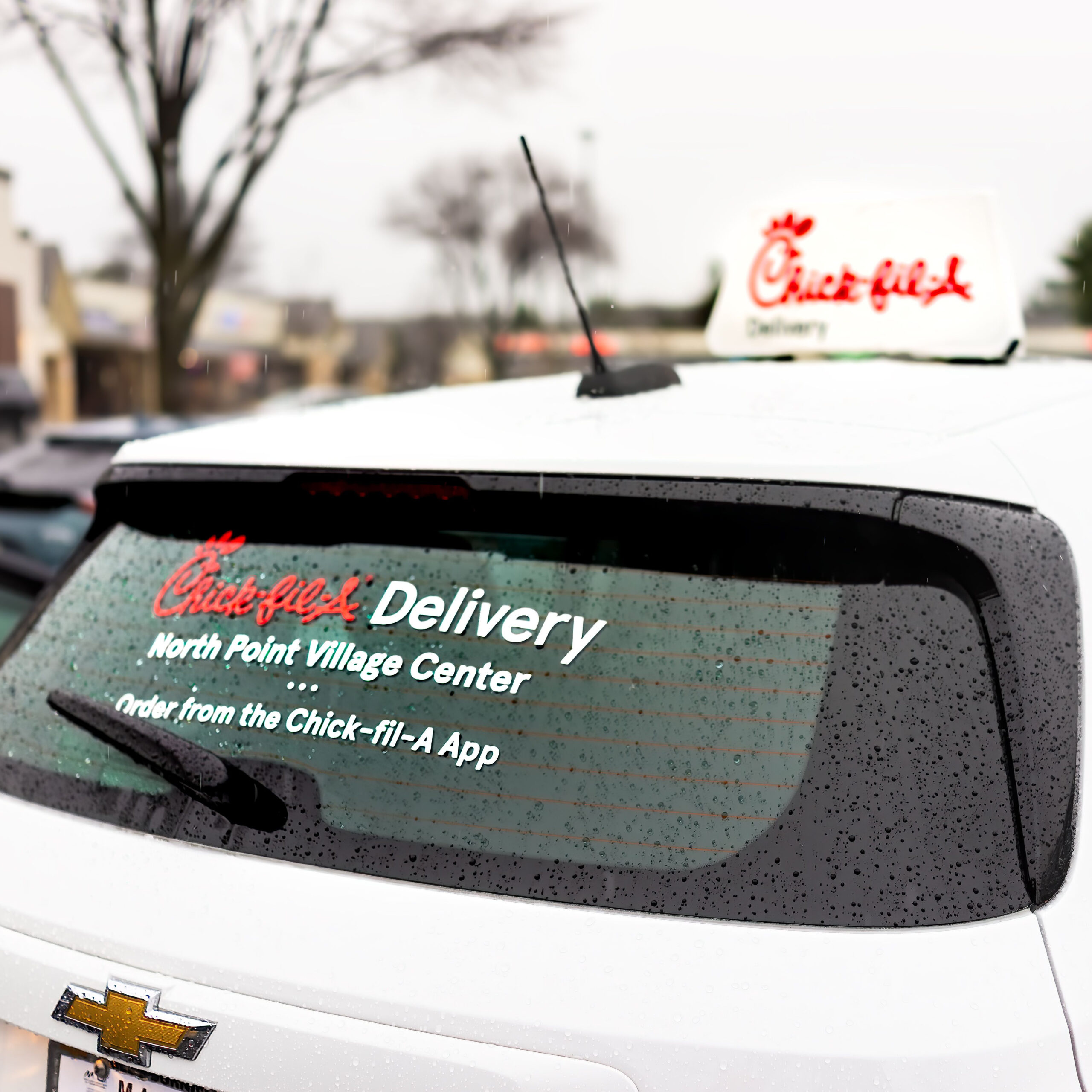 chick-fil-a delivery car