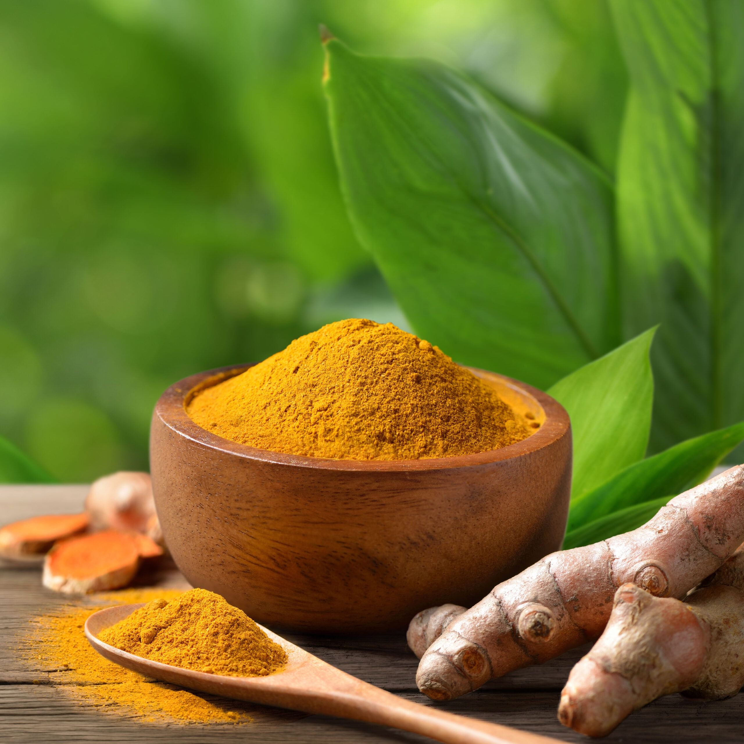 bowl of turmeric