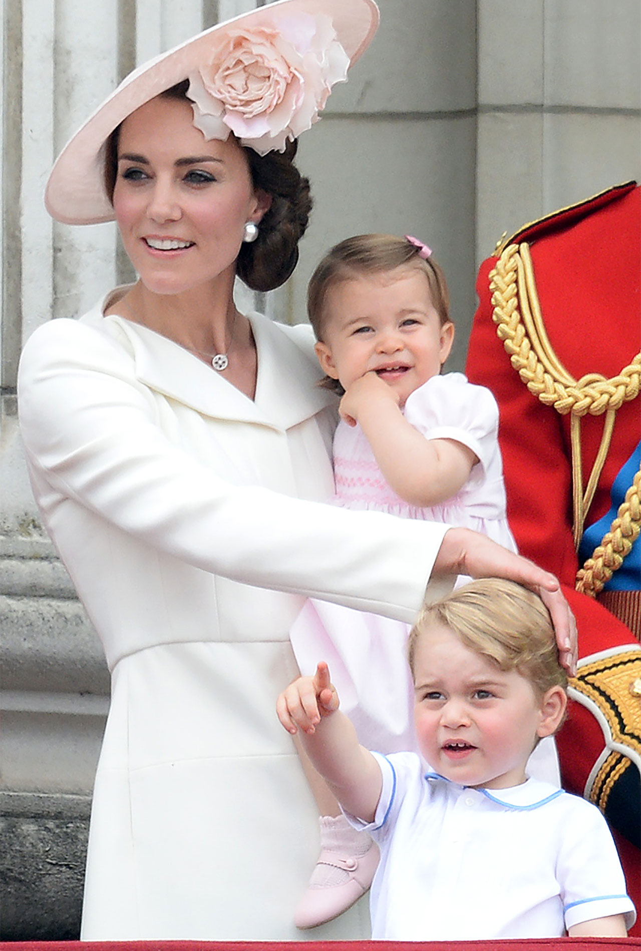 Kate Middleton Prince George Trooping the Color Buckingham Palace 2016