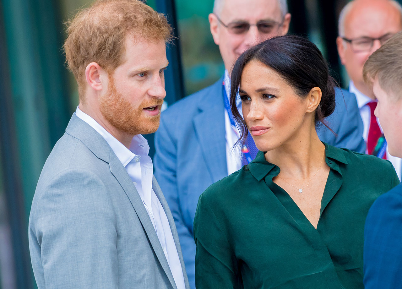 Meghan Markle green shirt Prince Harry