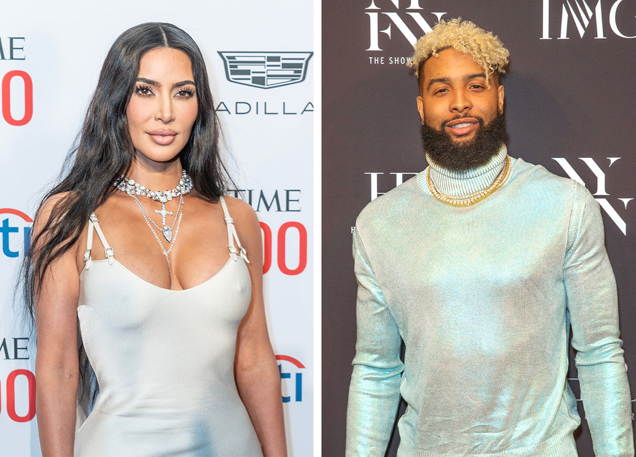 Kim Kardashian and Odell Beckham Jr