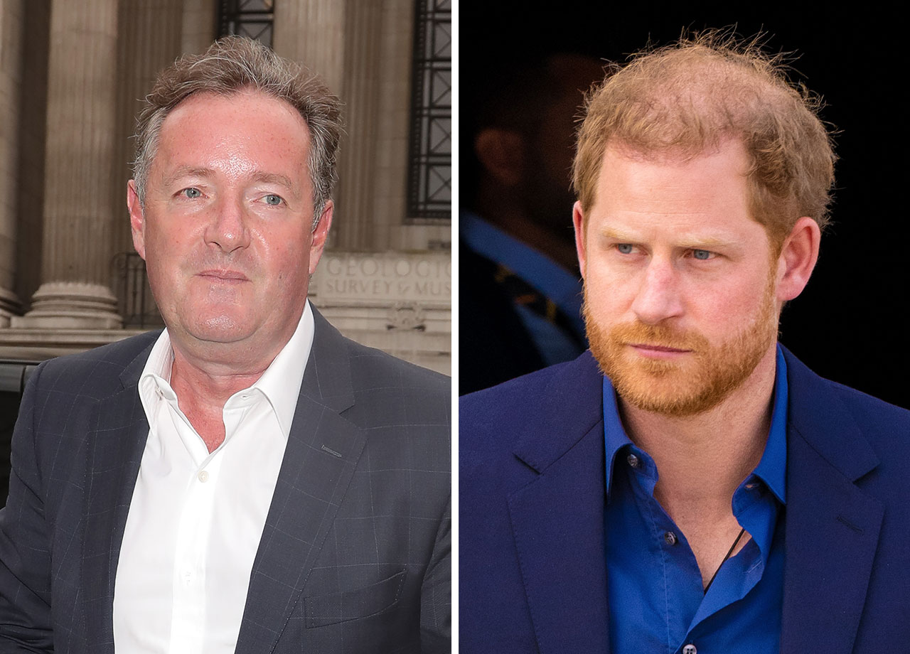 Piers Morgan and Prince Harry