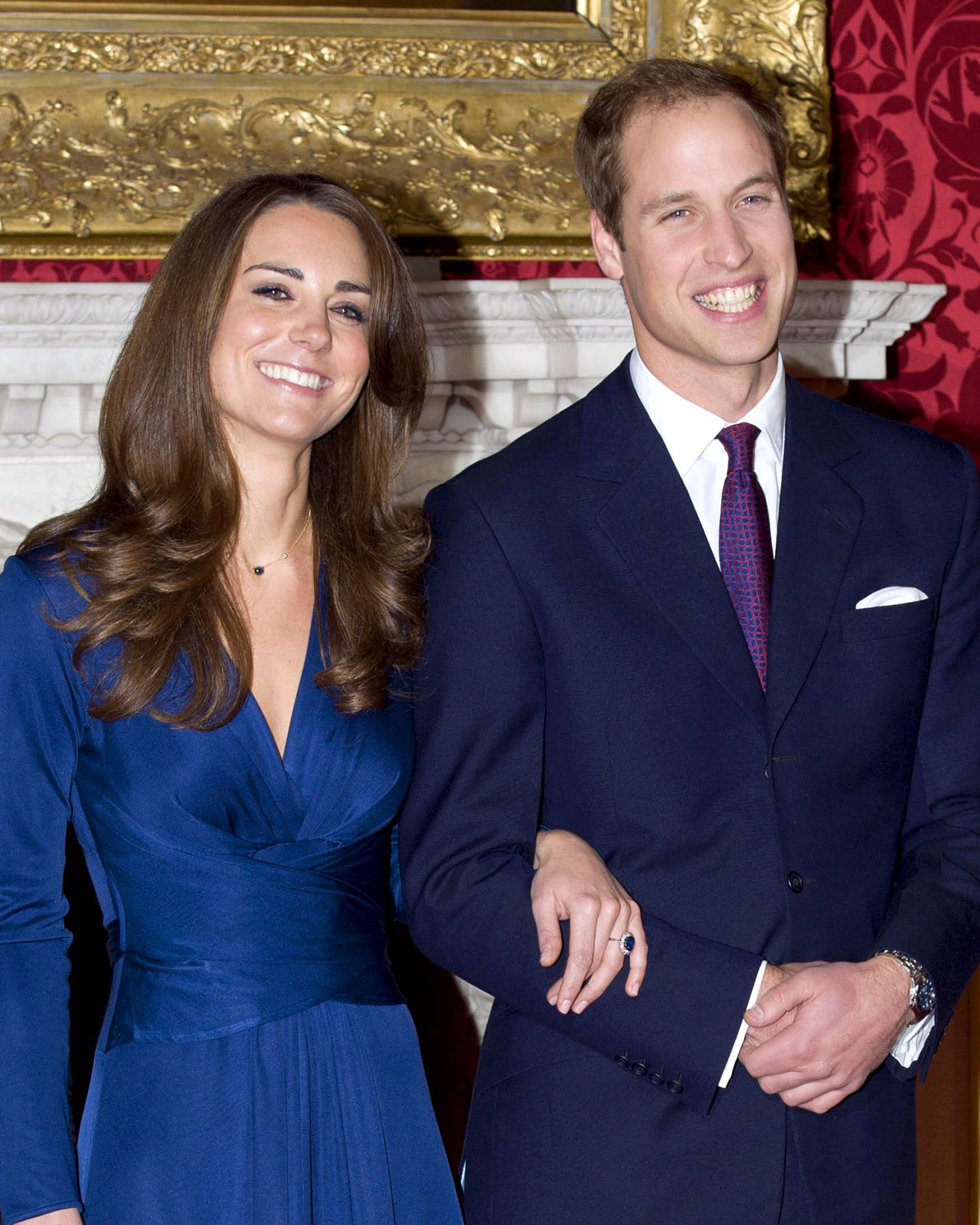 Prince William Kate Middleton engagement photocall 2010