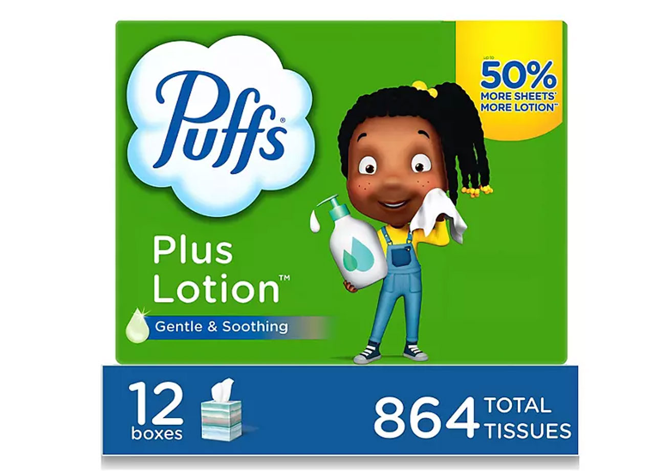 puffs plus lotion tissues