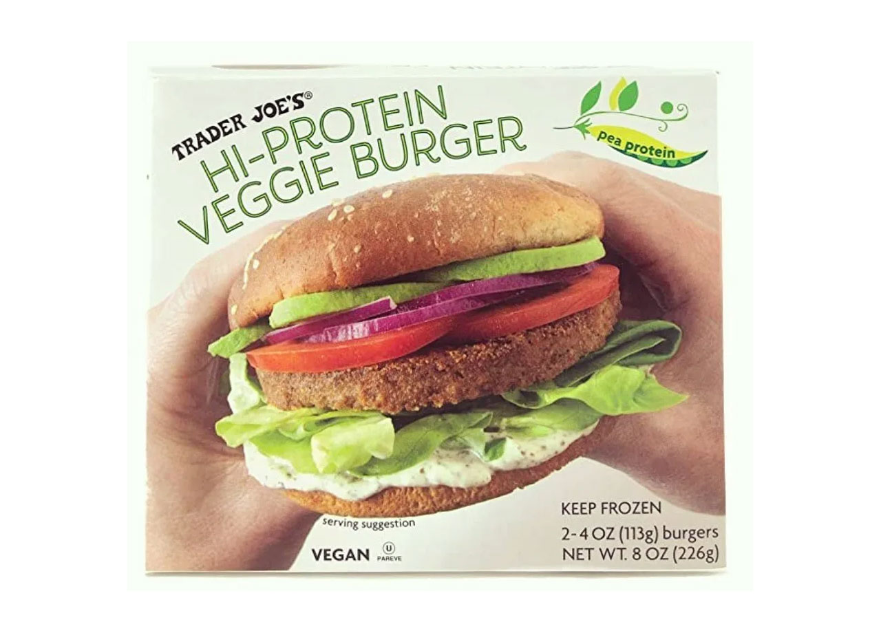 trader joe's hi-protein veggie burger