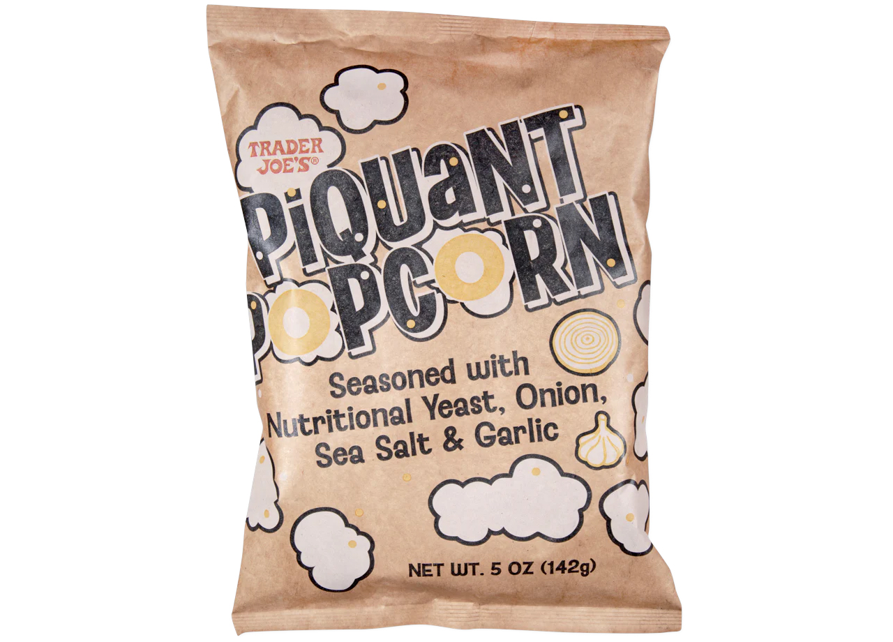 trader joe's piquant popcorn