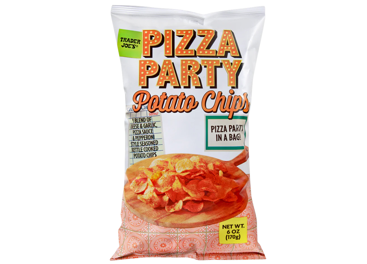 trader joe's pizza party potato chips