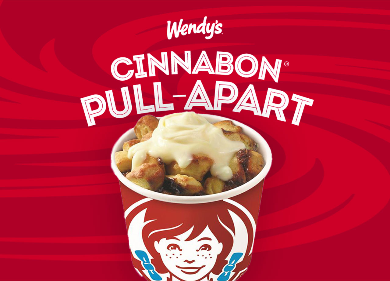 wendys cinnabon pull-apart