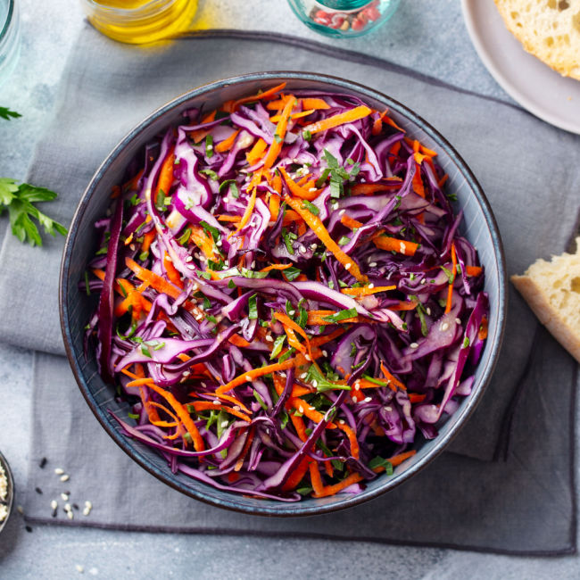 purple cabbage salad