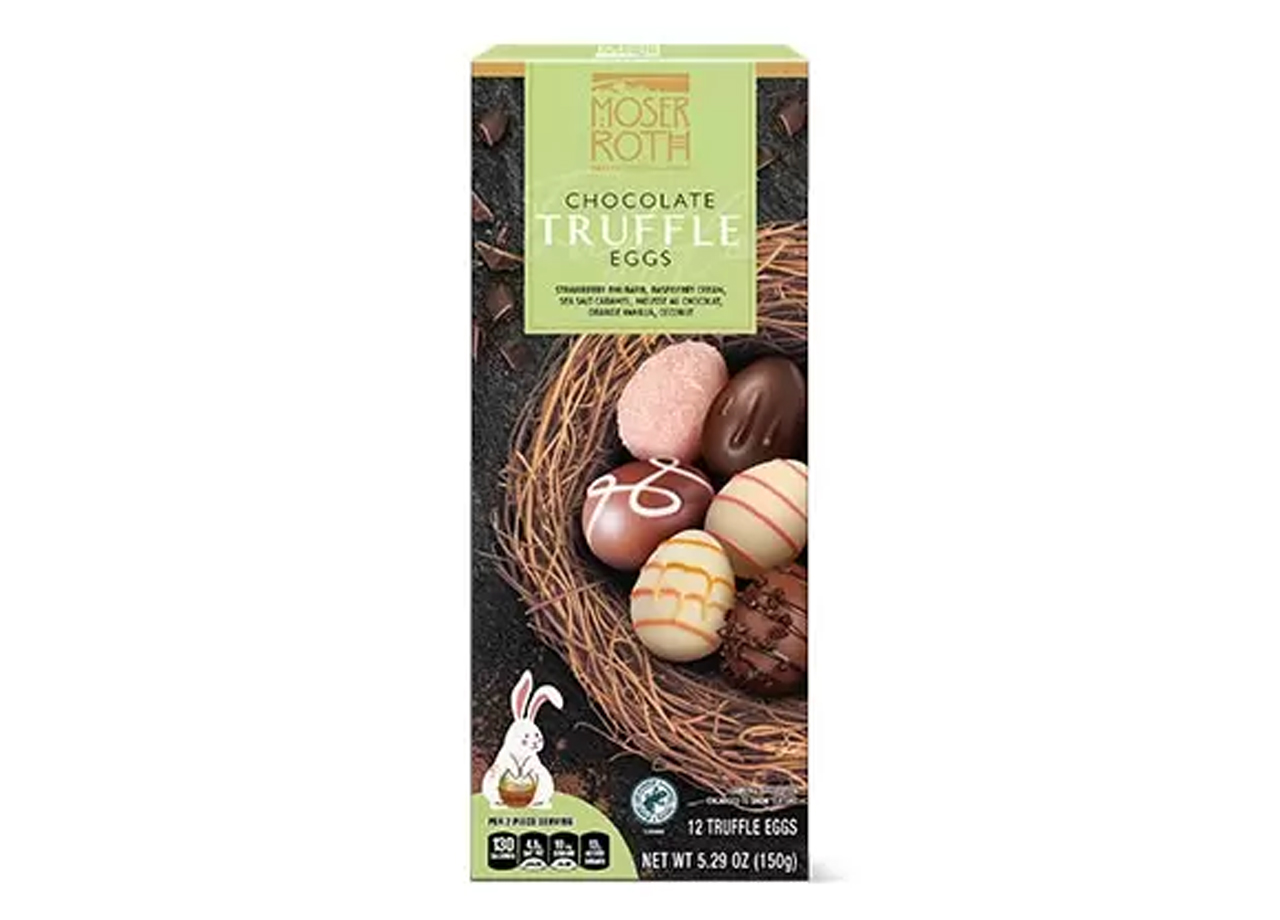 moser roth chocolate truffle eggs