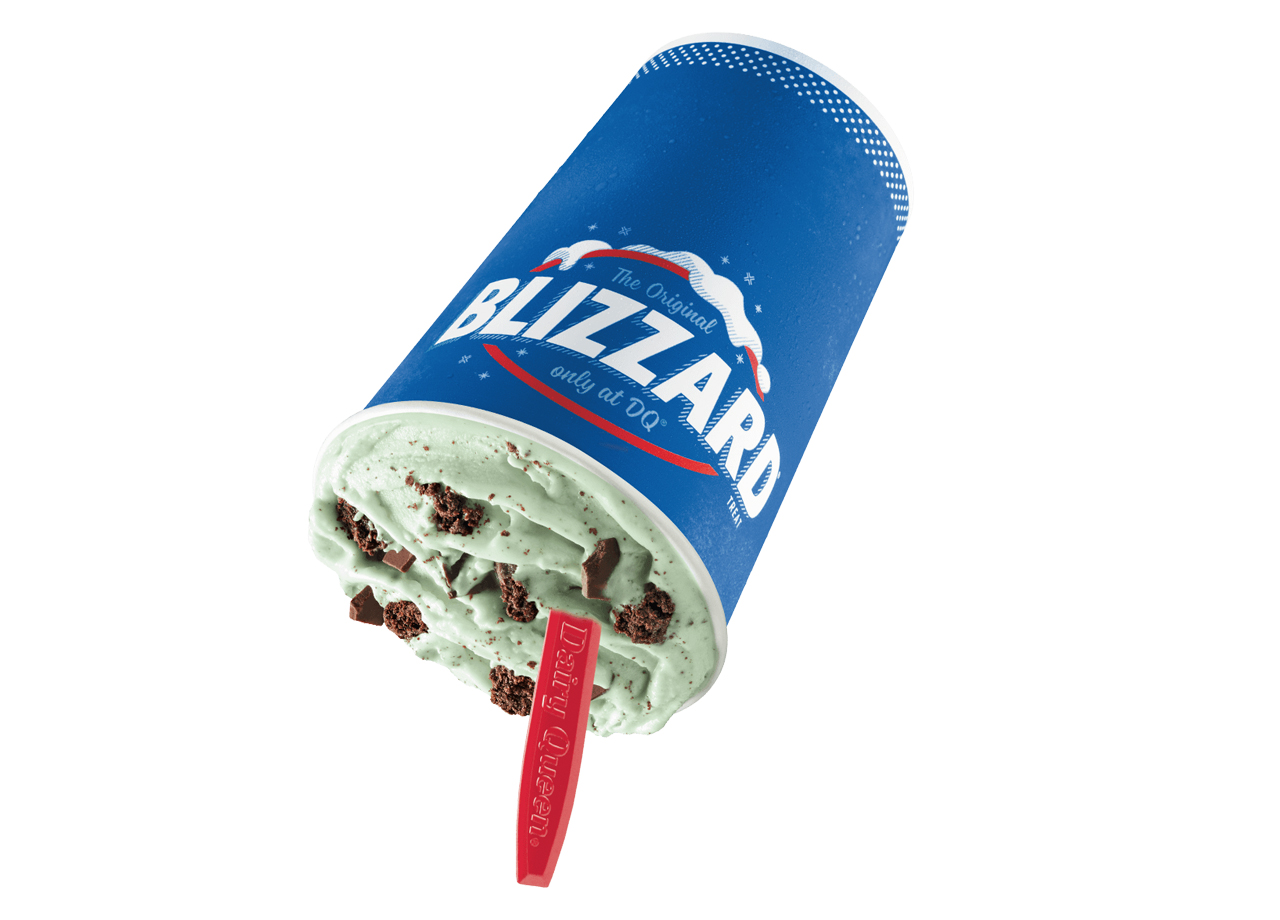 mint brownie blizzard