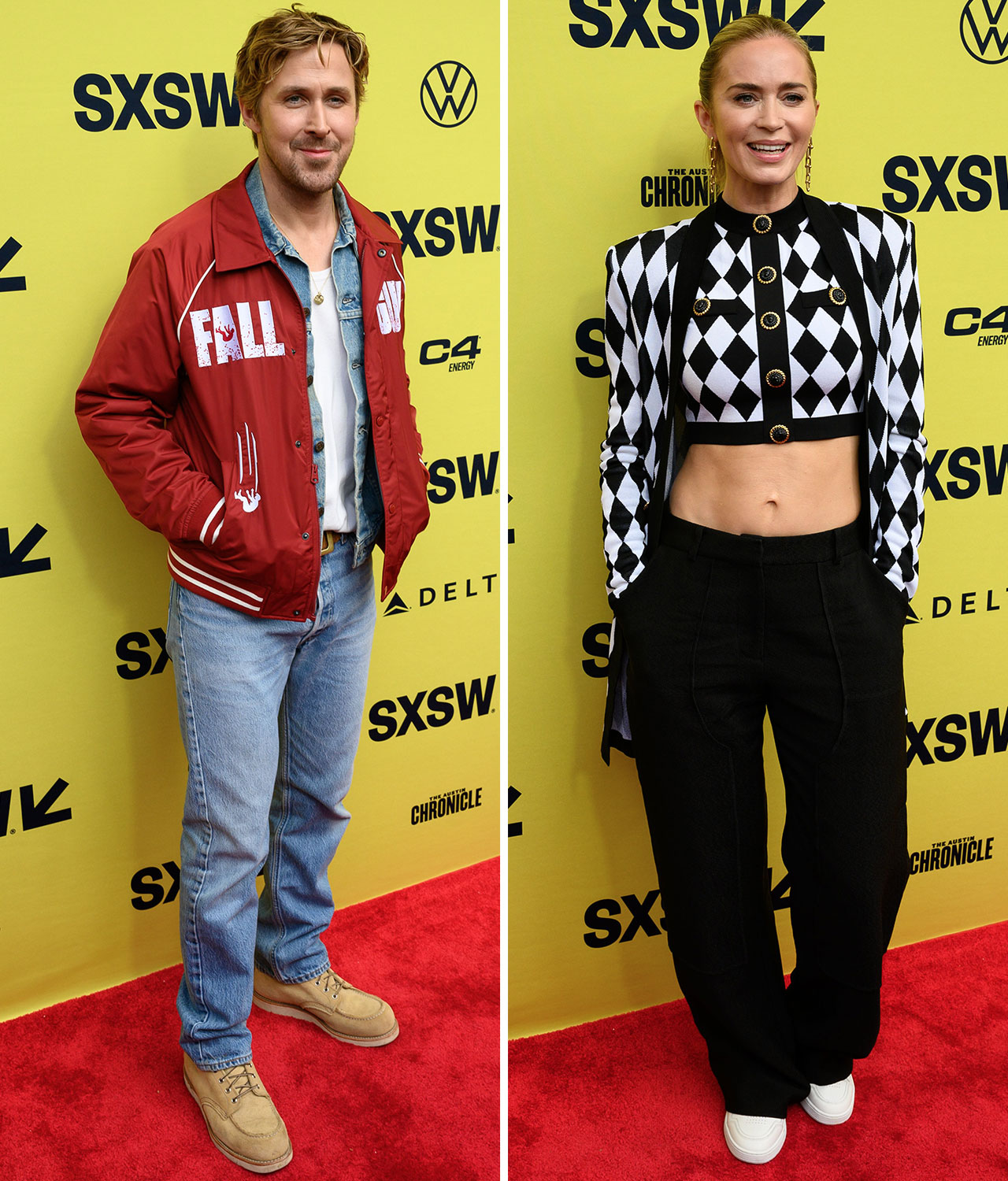 Ryan Gosling Emily Blunt The Fall Guy premiere SXSW