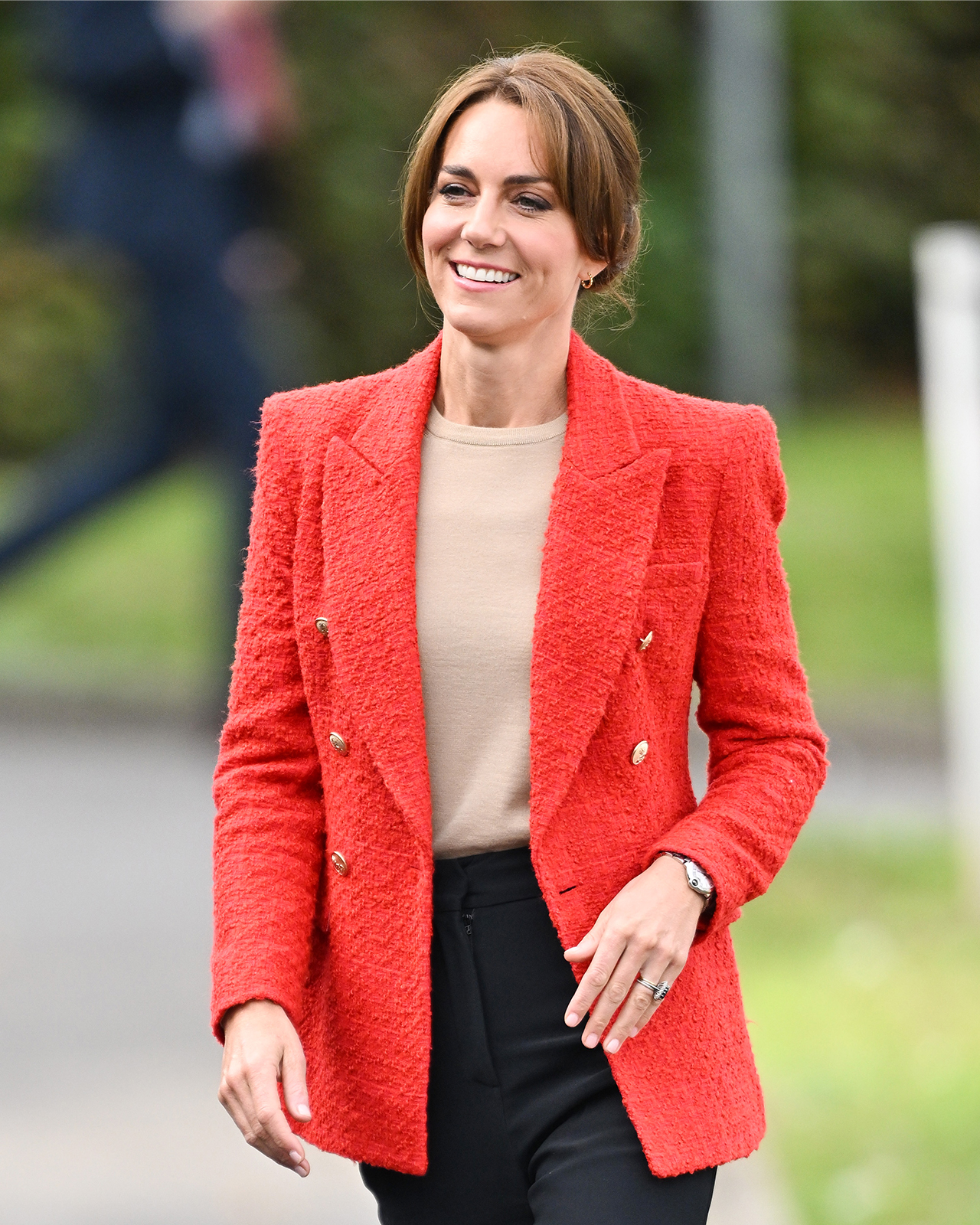 Kate Middleton red blazer