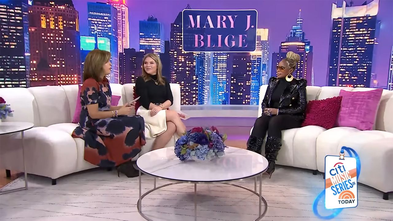 Mary J Blige Today with Hoda and Jenna