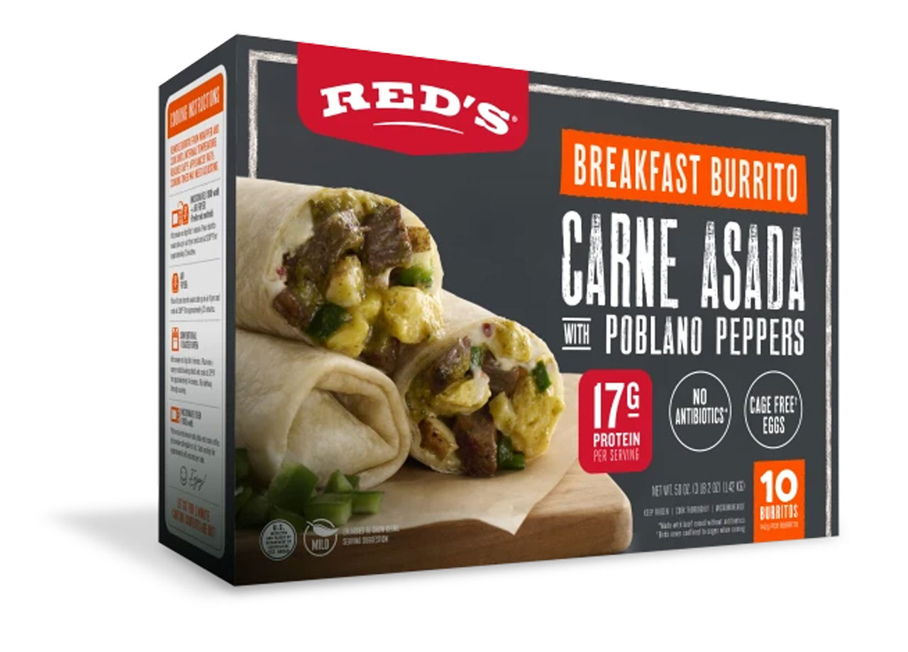 red's carne asada breakfast burritos