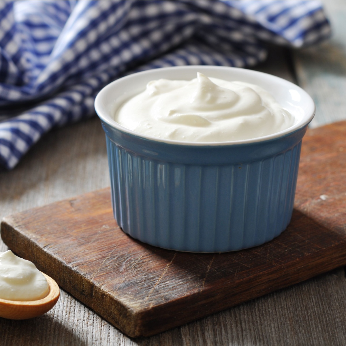 greek yogurt in a bowl