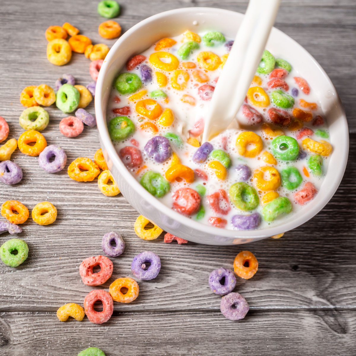 sugary cereal