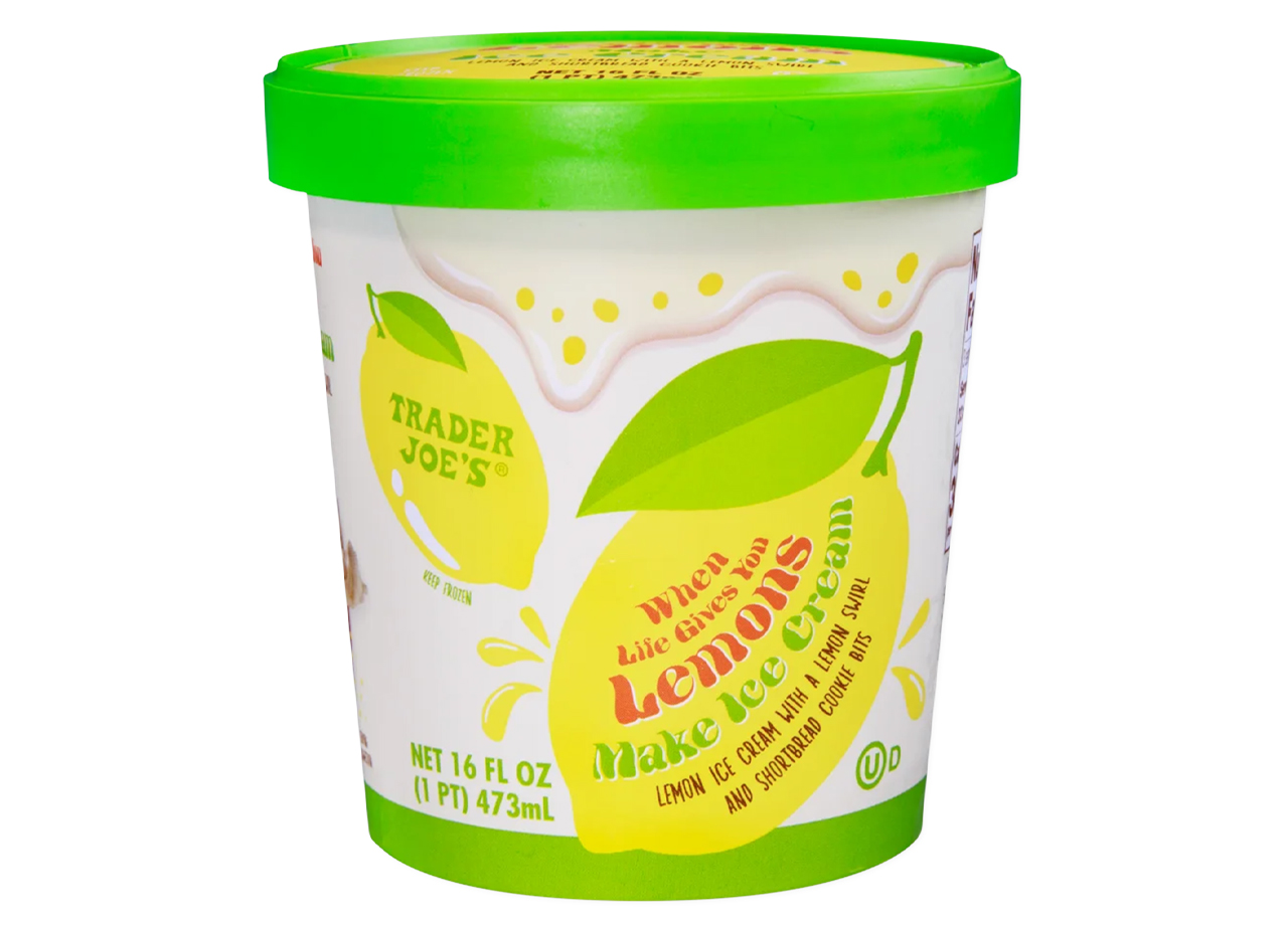trader joes when life gives you lemons ice cream