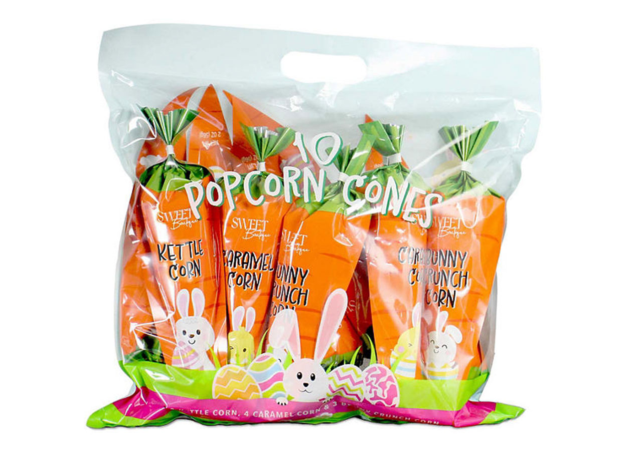 Sam's Club easter popcorn cones