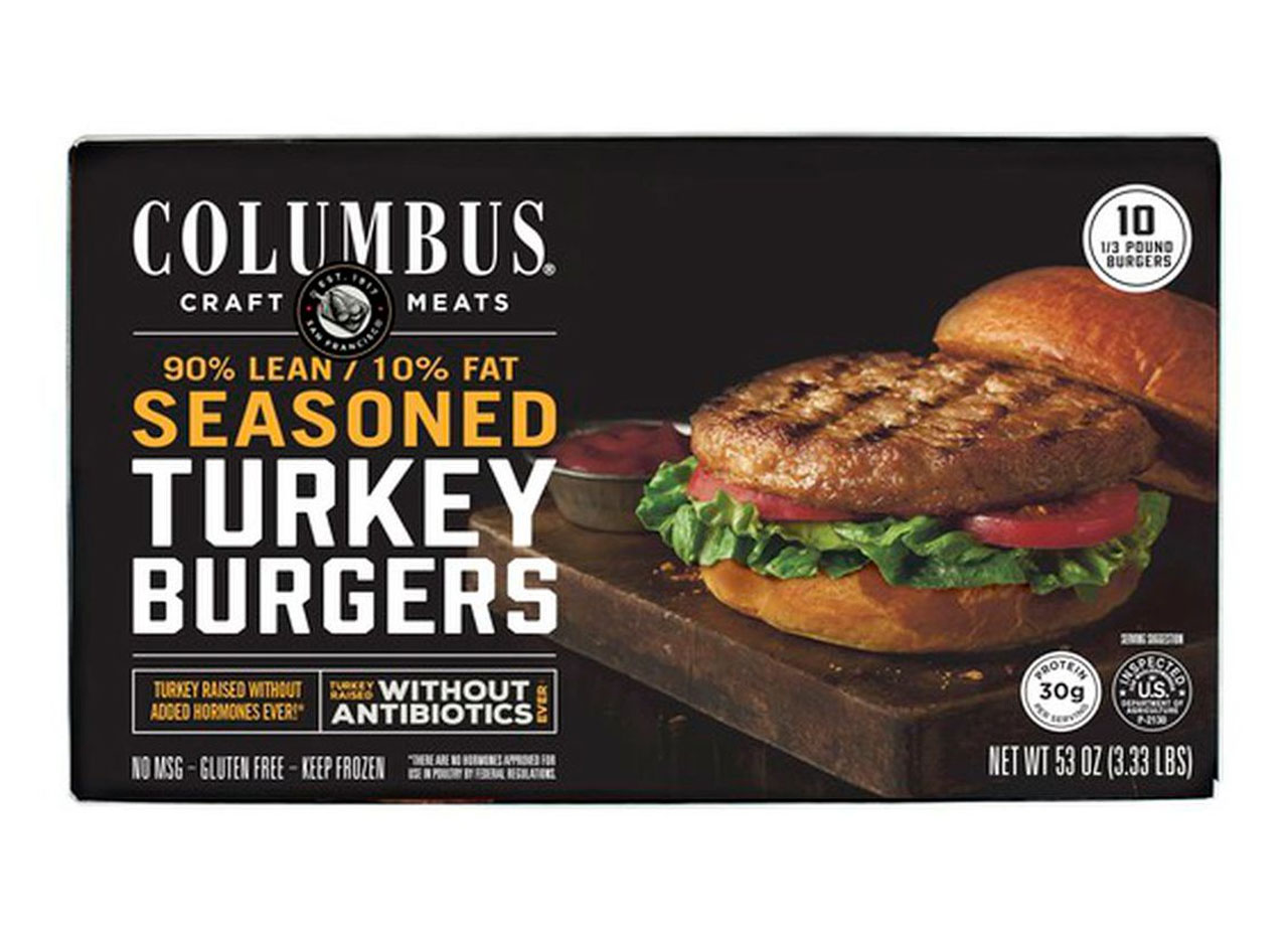 columbus craft meats turkey burgers