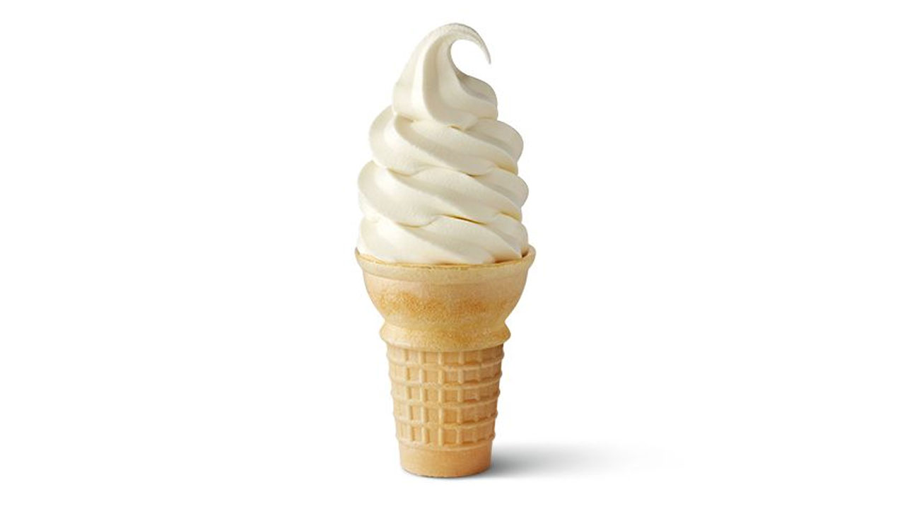 mcdonalds ice cream cone