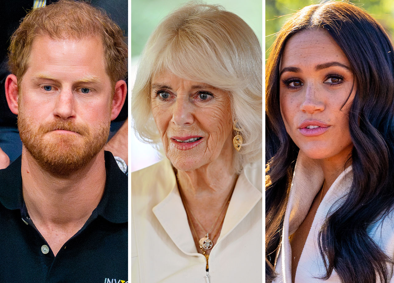 Prince Harry Queen Camilla Meghan Markle