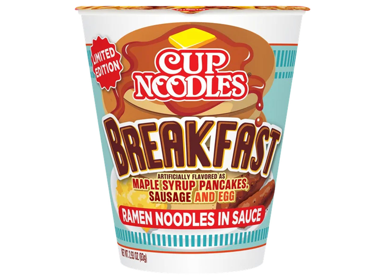 breakfast cup of noodles