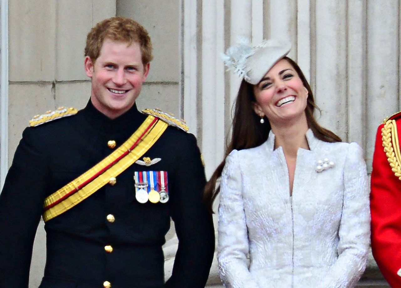 Prince Harry and Kate Middleton Trooping the Color 2014