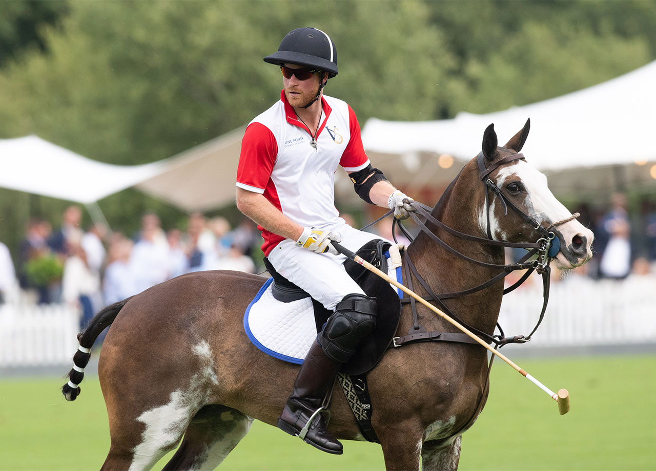 Prince Harry King Power Royal Charity Polo Day at Billingbear Polo Club