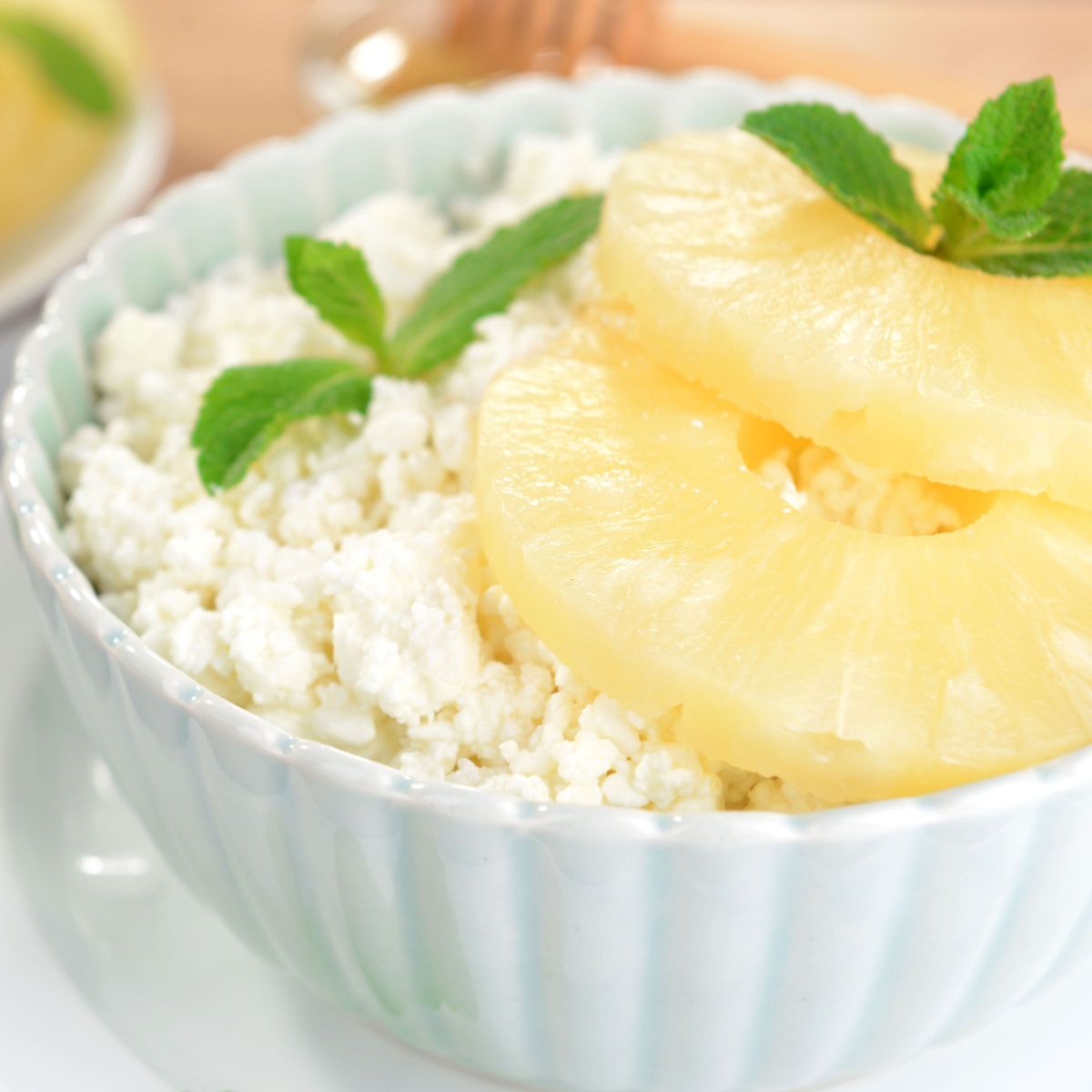 cottage cheese with pineapple