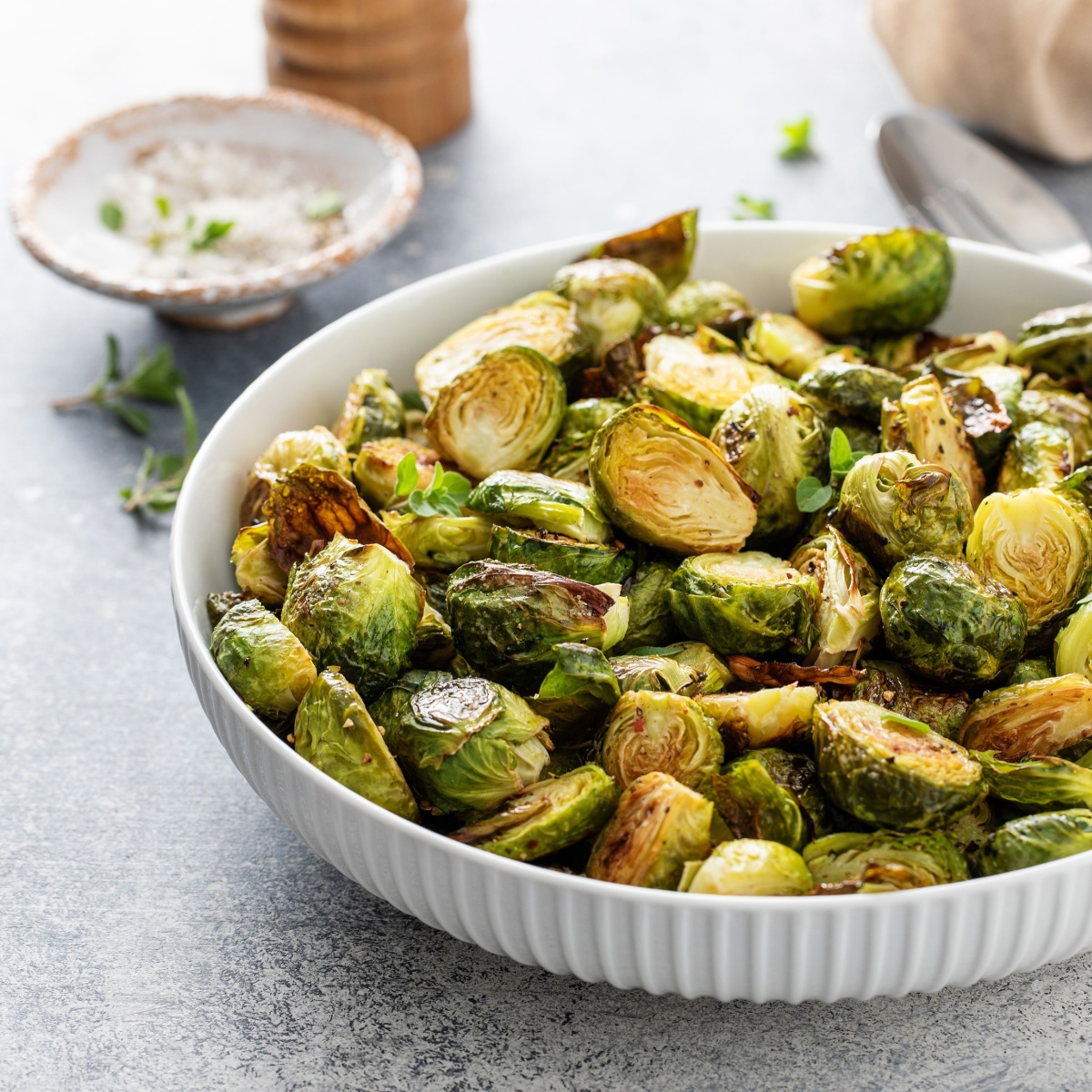 plate of brussels sprout