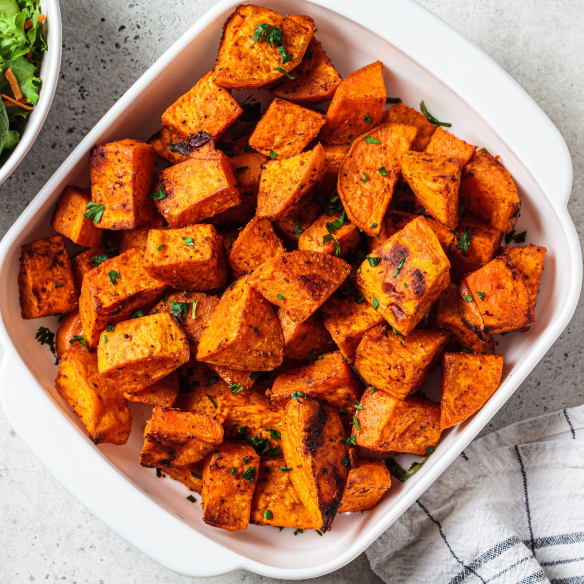 roasted sweet potatoes