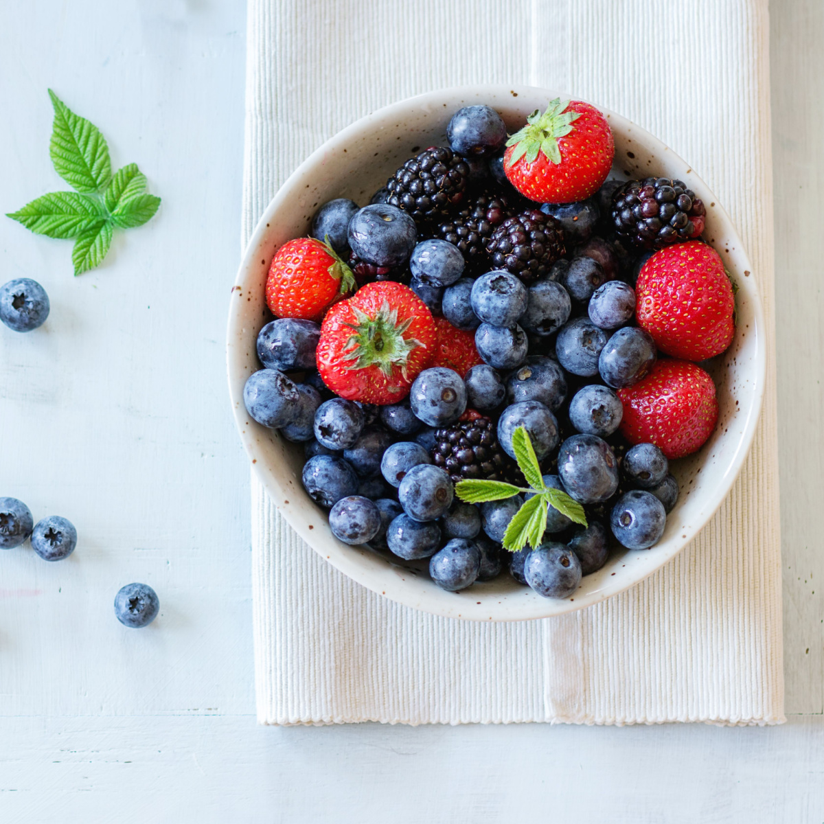 bowl of berries