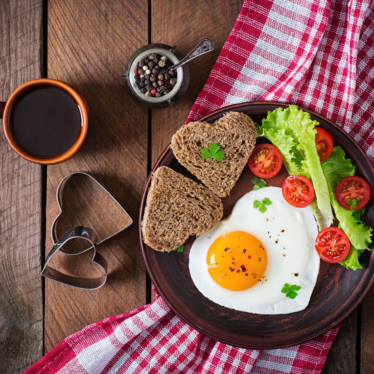 plate of protein breakfast