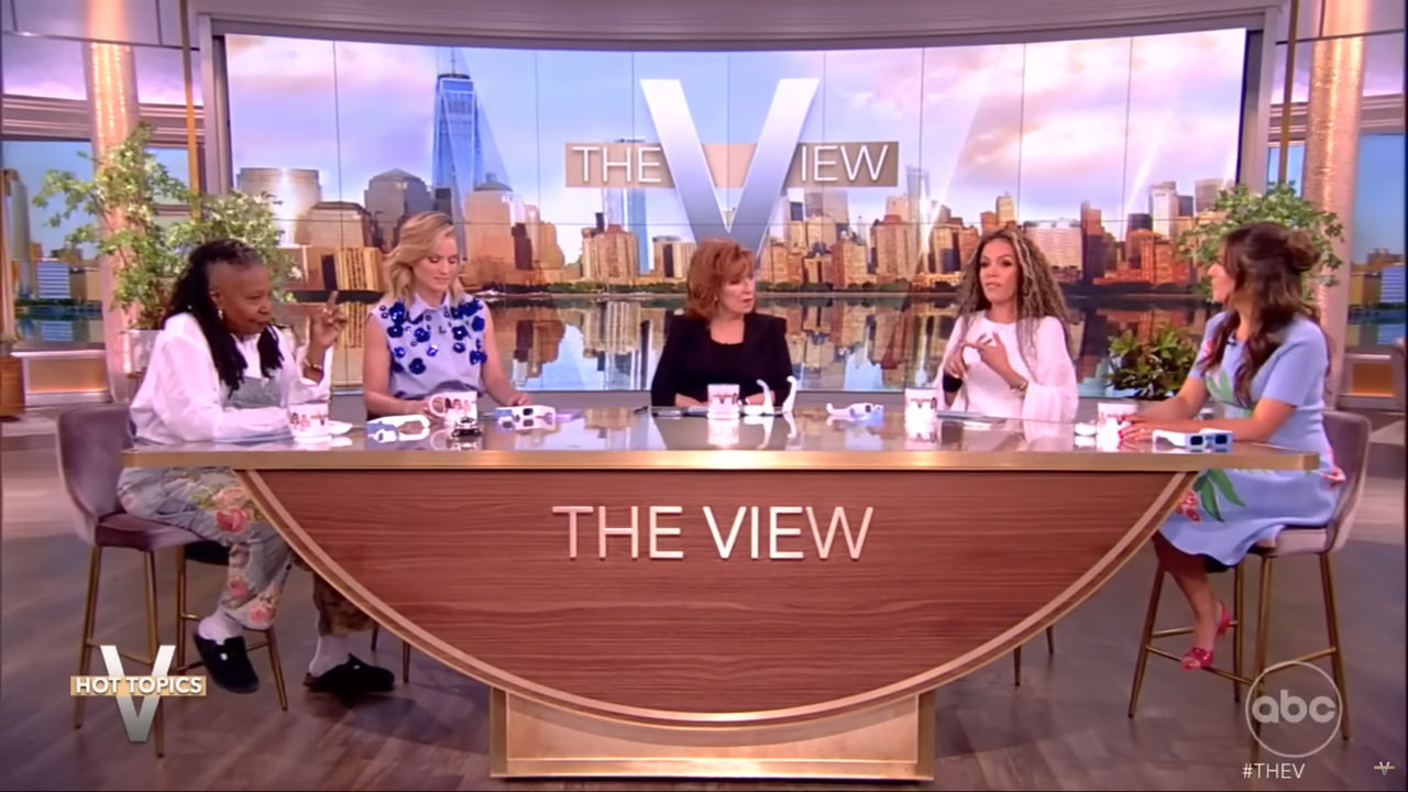 The View discusses climate change