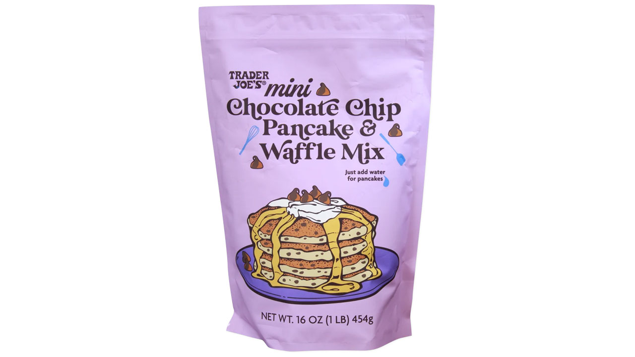 trader joes mini chocolate chip pancake waffle mix