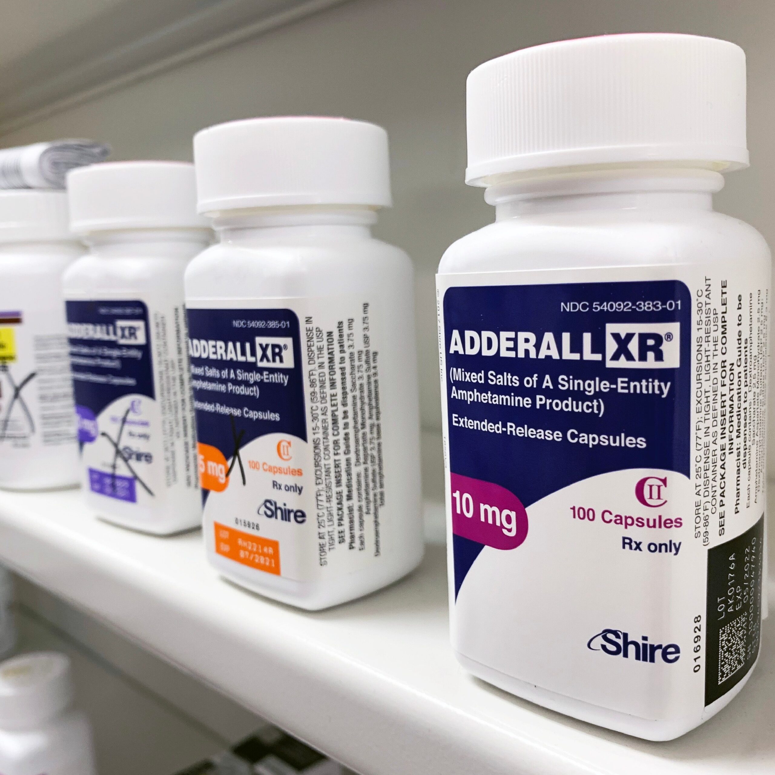 adderall on shelves