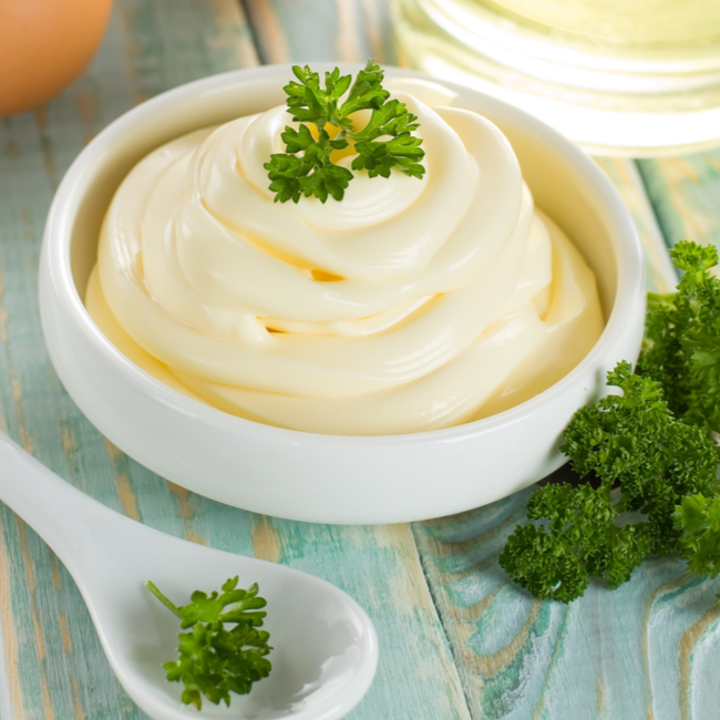 bowl of mayo